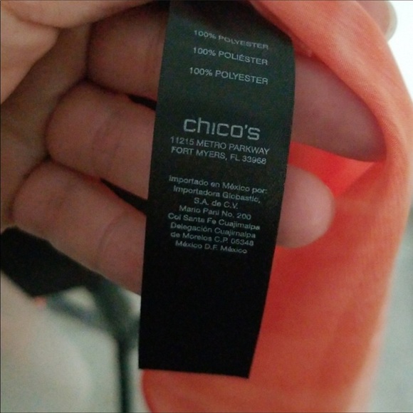 Chico’s Size 3 Large Ombré Jacket Cover Up gorgeous sunset summer breeze colors - Picture 4 of 7